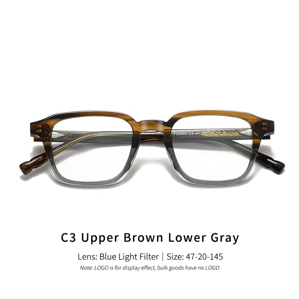 Eyeao Square Acetate Blue light blocking Optical frames F22246