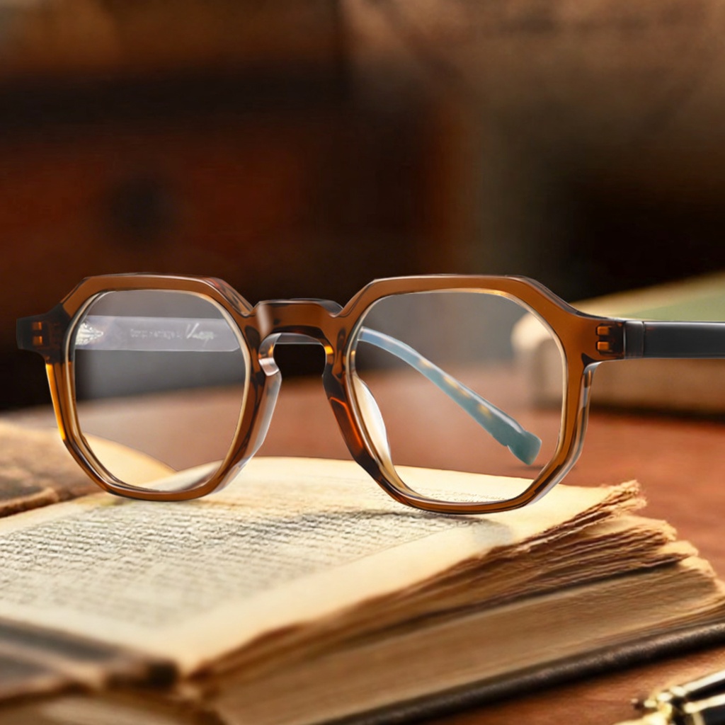 Eyeao Square Acetate Blue light blocking Optical frames F22247