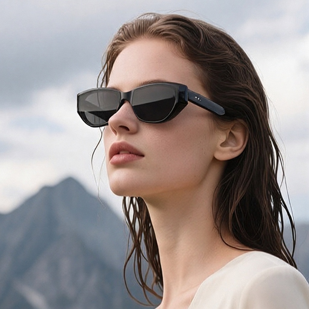 Eyeao Oval Acetate UV400 Sunglasses P1005