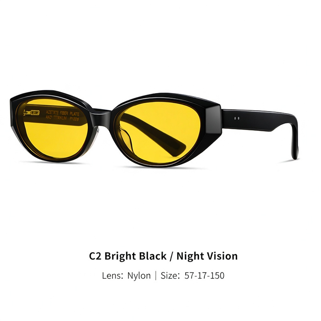 Eyeao Cat eye Acetate UV400 Sunglasses P1006