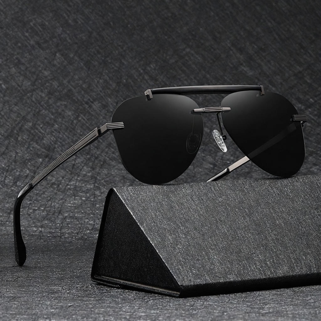 Eyeao Metal Polarized Sunglasses JS8572
