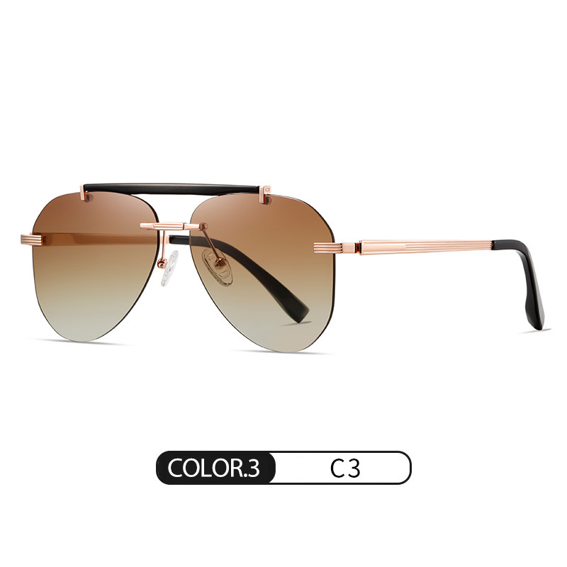 Eyeao Metal Polarized Sunglasses JS8572