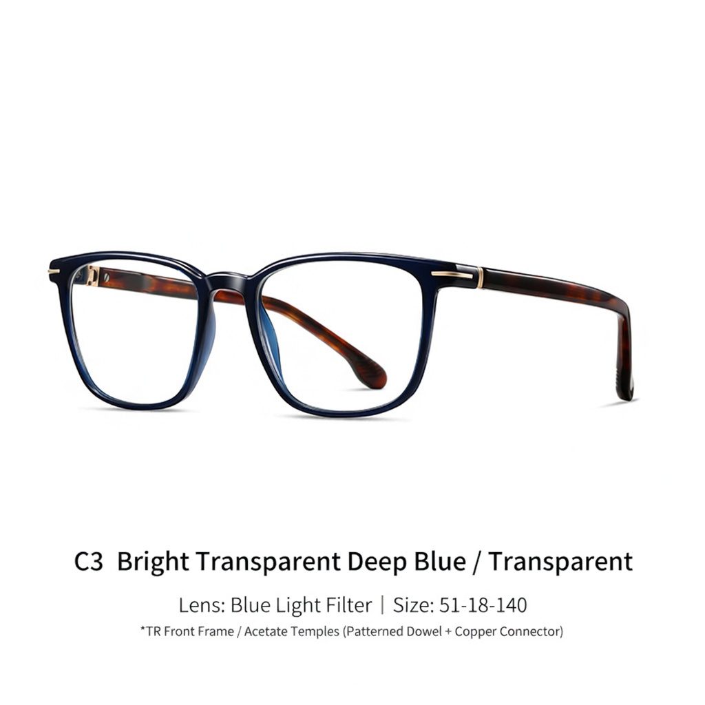 Eyeao Acetate Blue light blocking Optical frames F32205