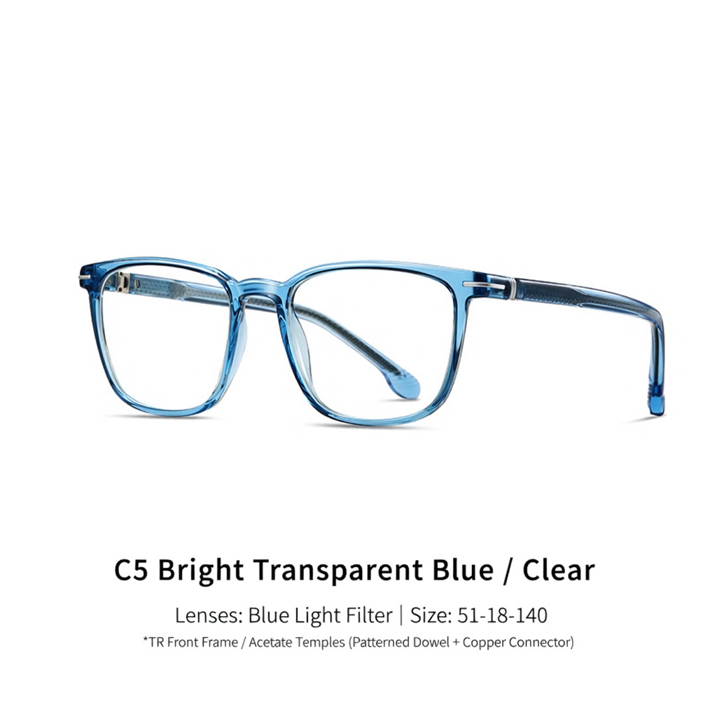 Eyeao Acetate Blue light blocking Optical frames F32205