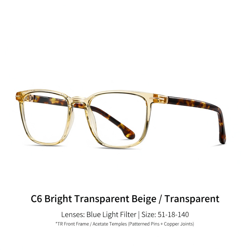 Eyeao Acetate Blue light blocking Optical frames F32205