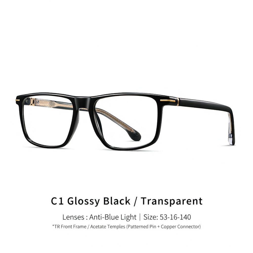 Eyeao Acetate Blue light blocking Optical frames F32206