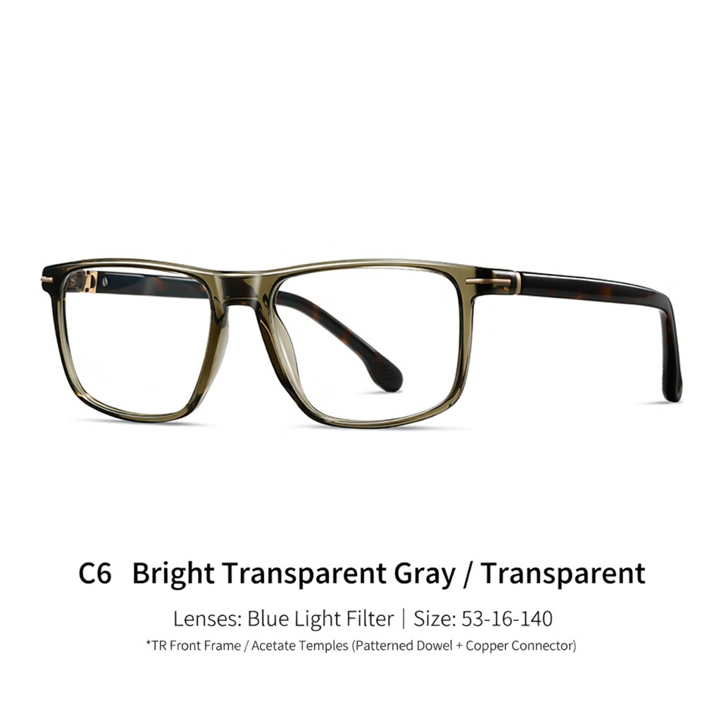 Eyeao Acetate Blue light blocking Optical frames F32206