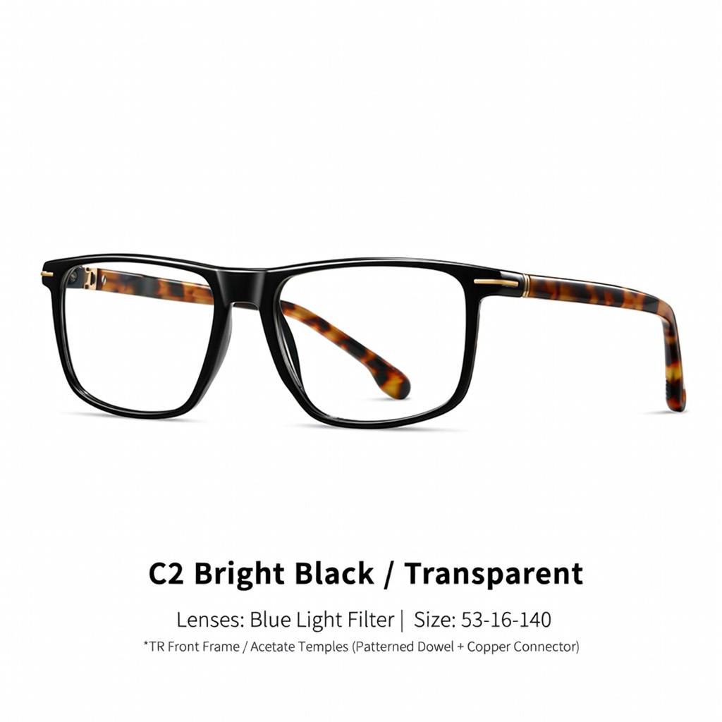 Eyeao Acetate Blue light blocking Optical frames F32206