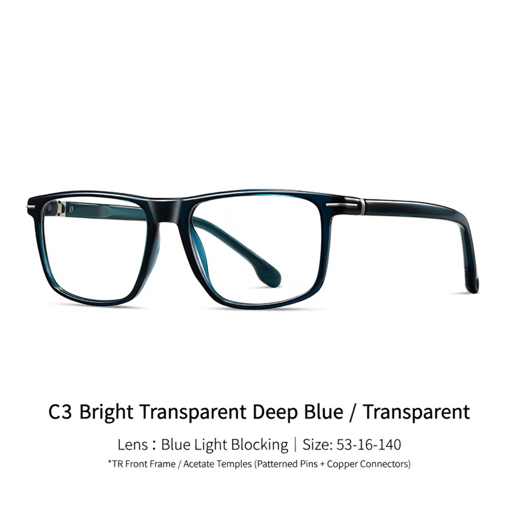 Eyeao Acetate Blue light blocking Optical frames F32206