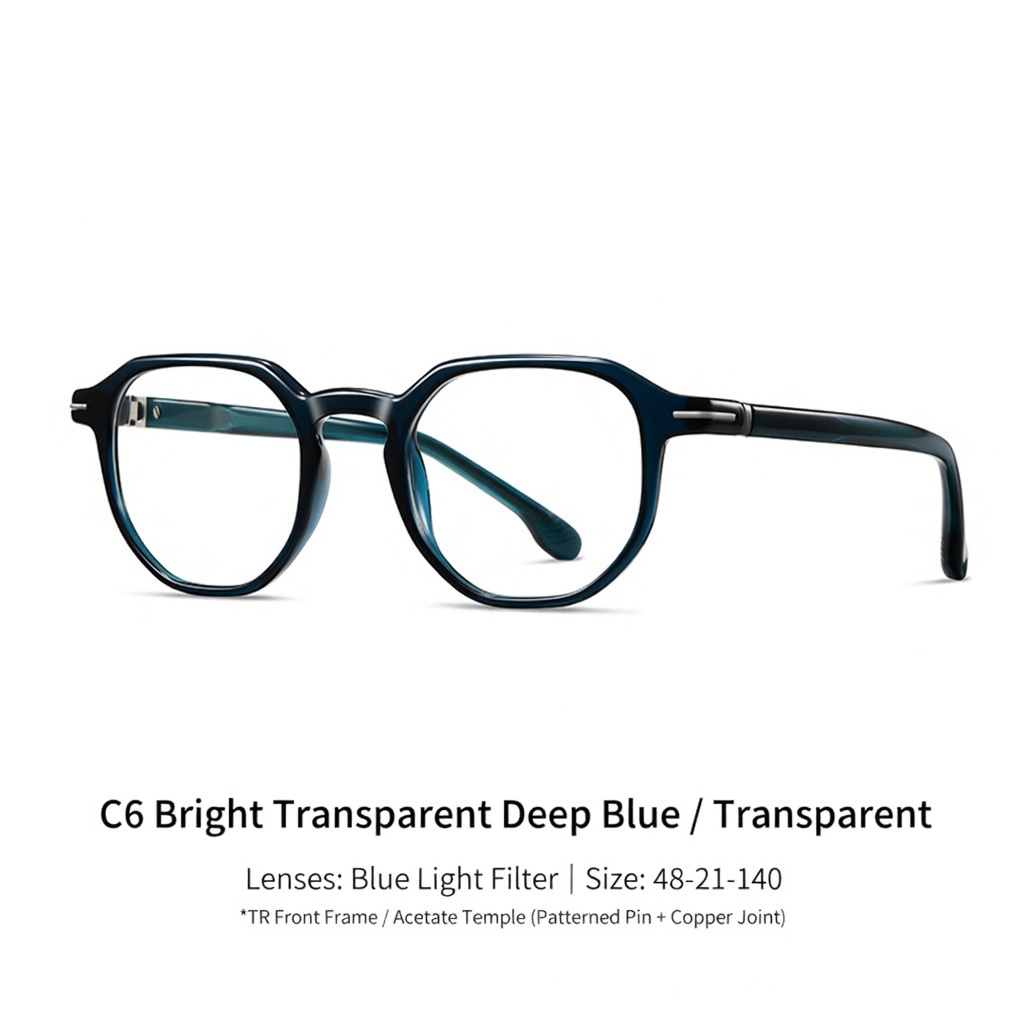 Eyeao Acetate Blue light blocking Optical frames F32207