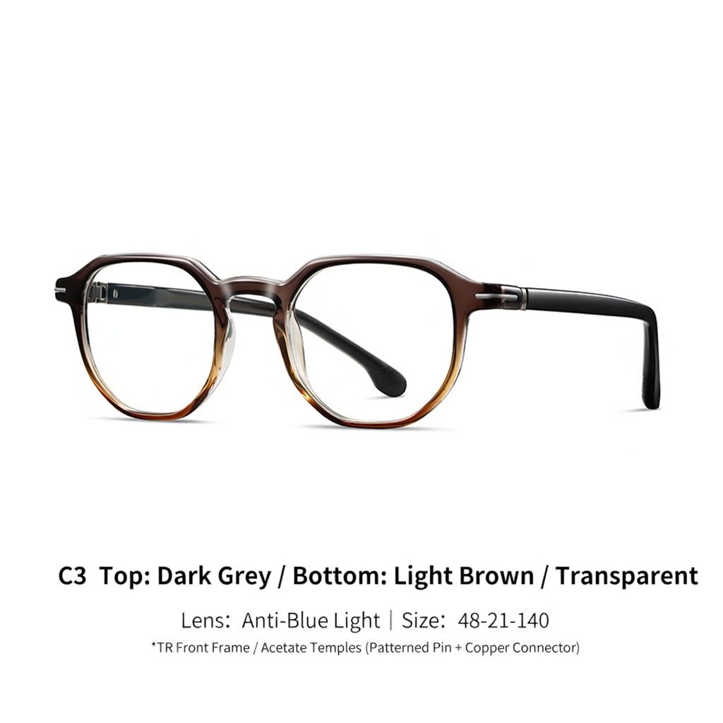 Eyeao Acetate Blue light blocking Optical frames F32207