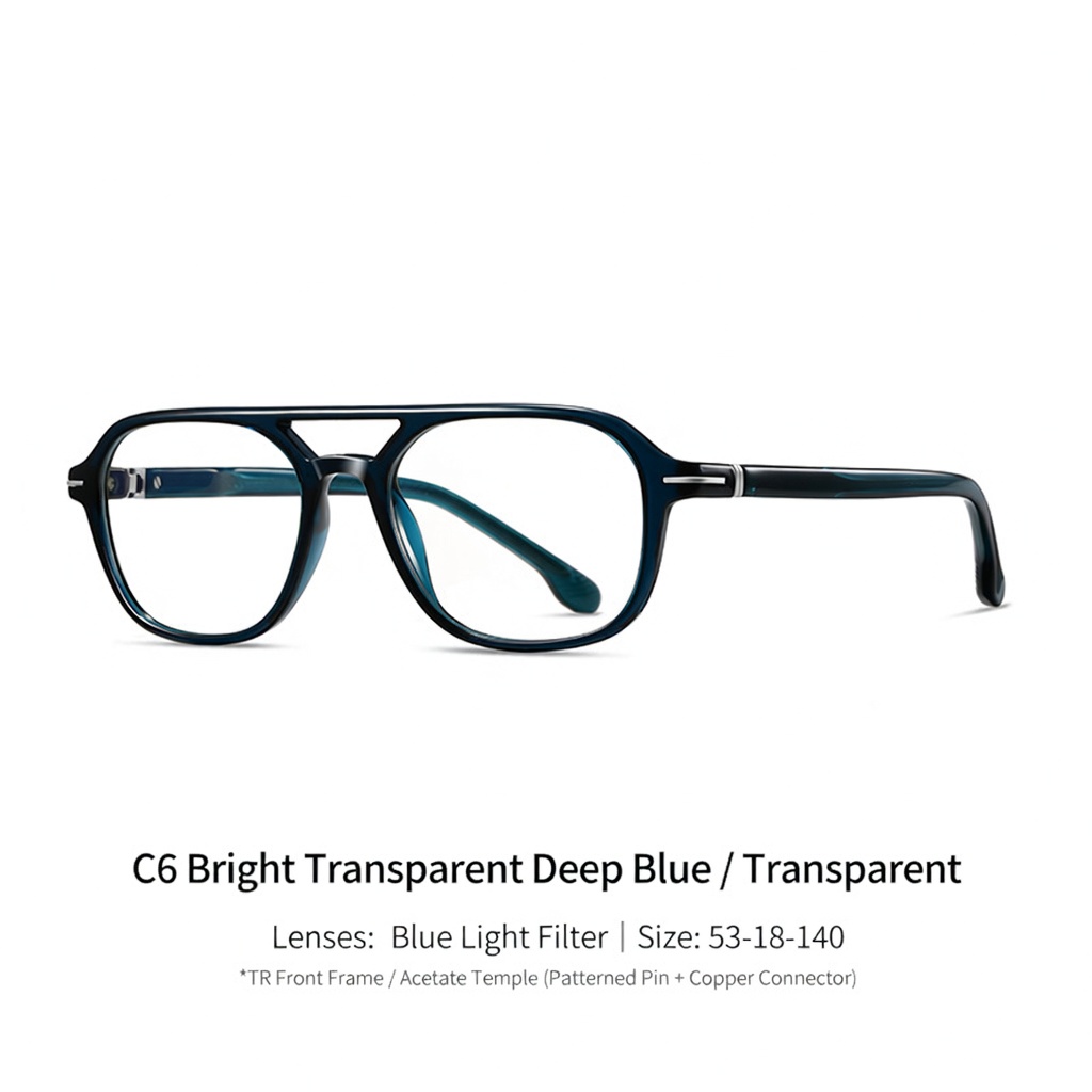 Eyeao Acetate Blue light blocking Optical frames F32203
