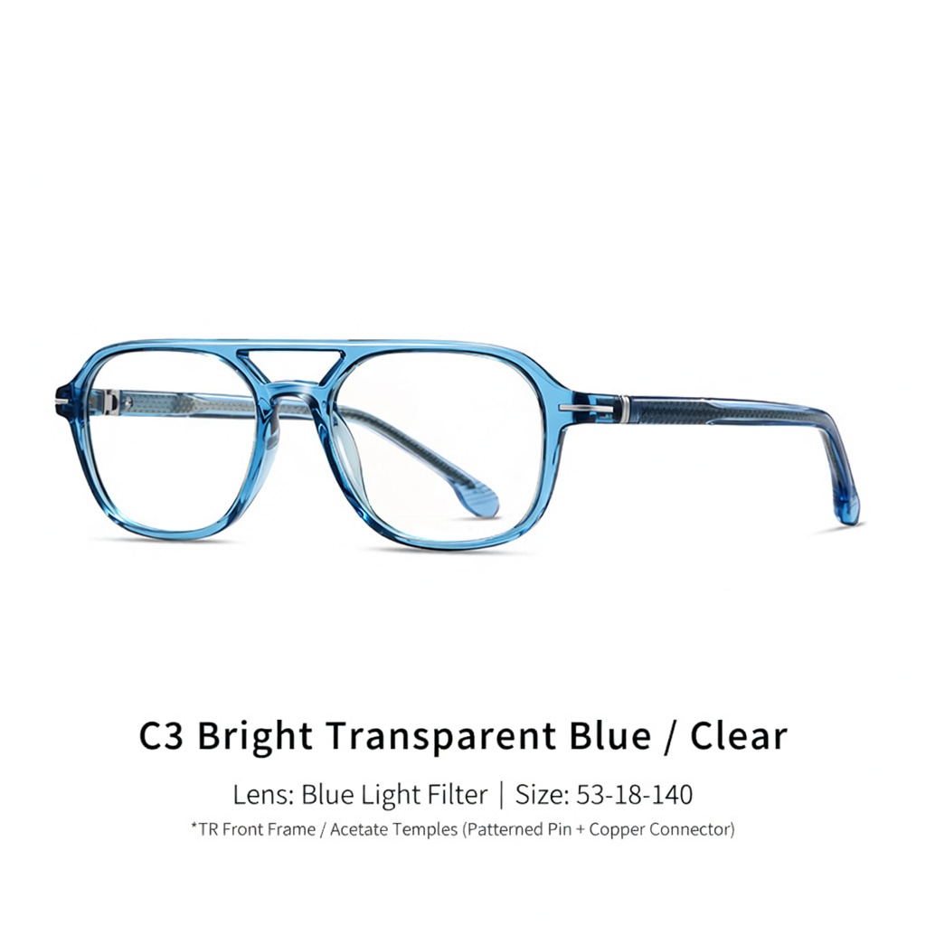 Eyeao Acetate Blue light blocking Optical frames F32203